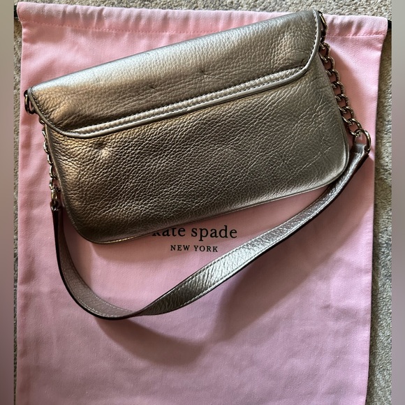 Kate Spade Handbag Champagne Gold - Purse Clutch - Picture 3 of 7